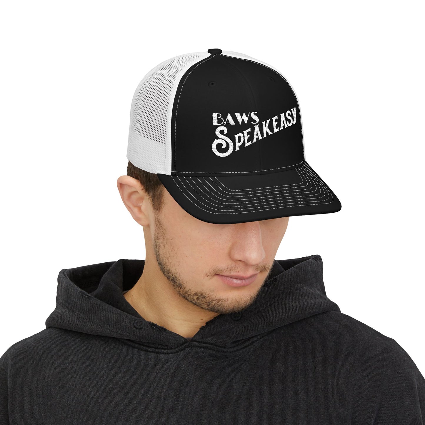 Speakeasy Snapback Trucker Cap (Embroidery)