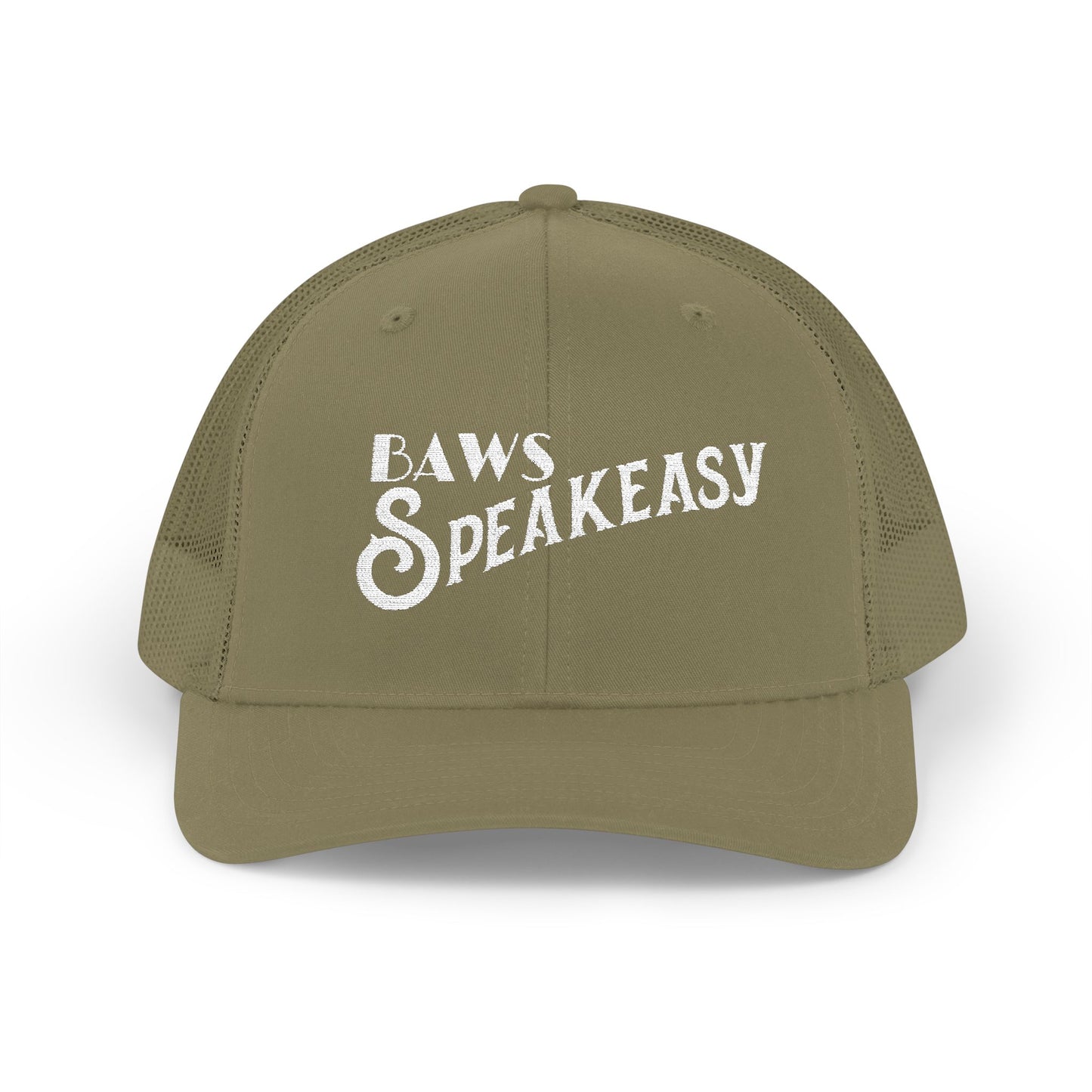 Speakeasy Snapback Trucker Cap (Embroidery)