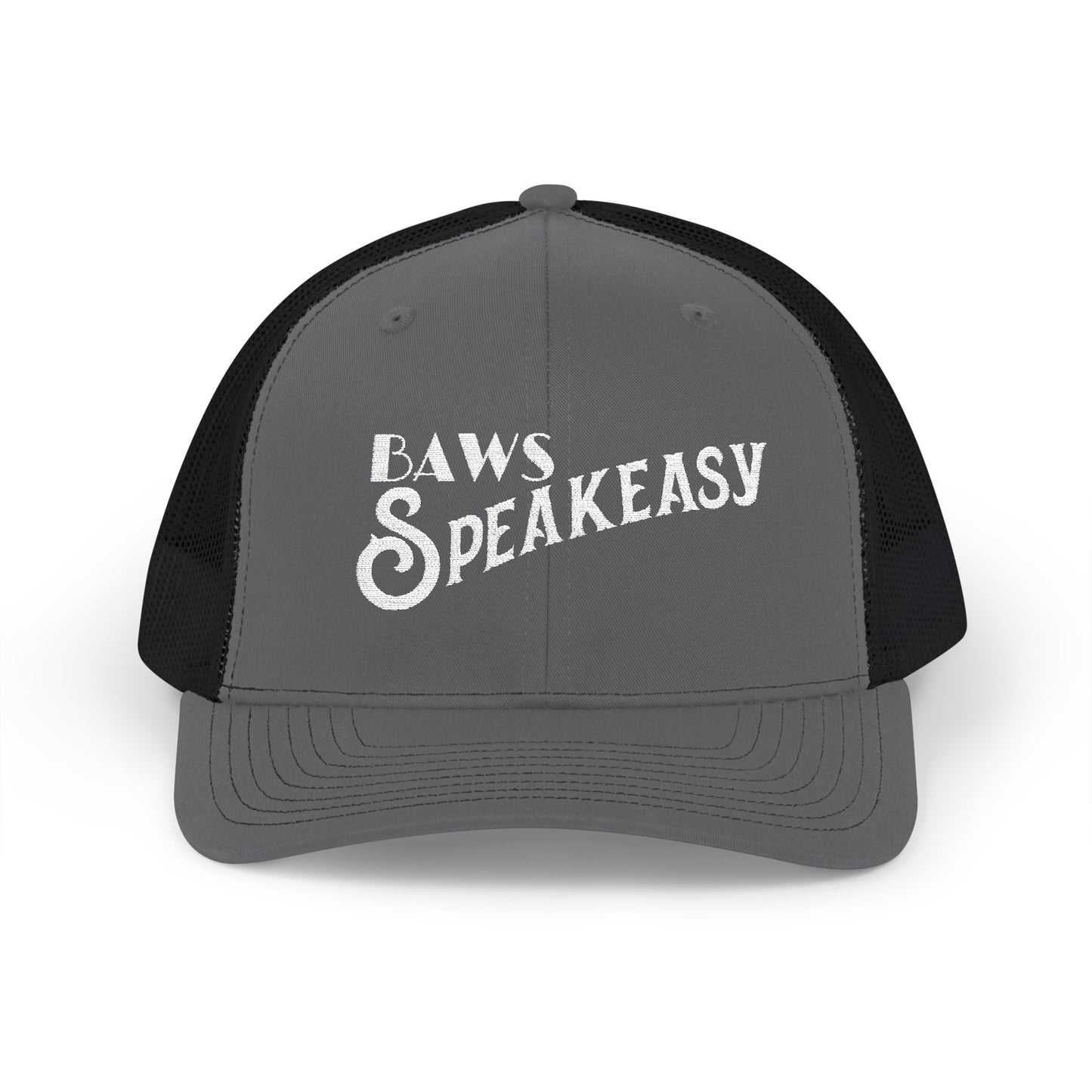 Speakeasy Snapback Trucker Cap (Embroidery)