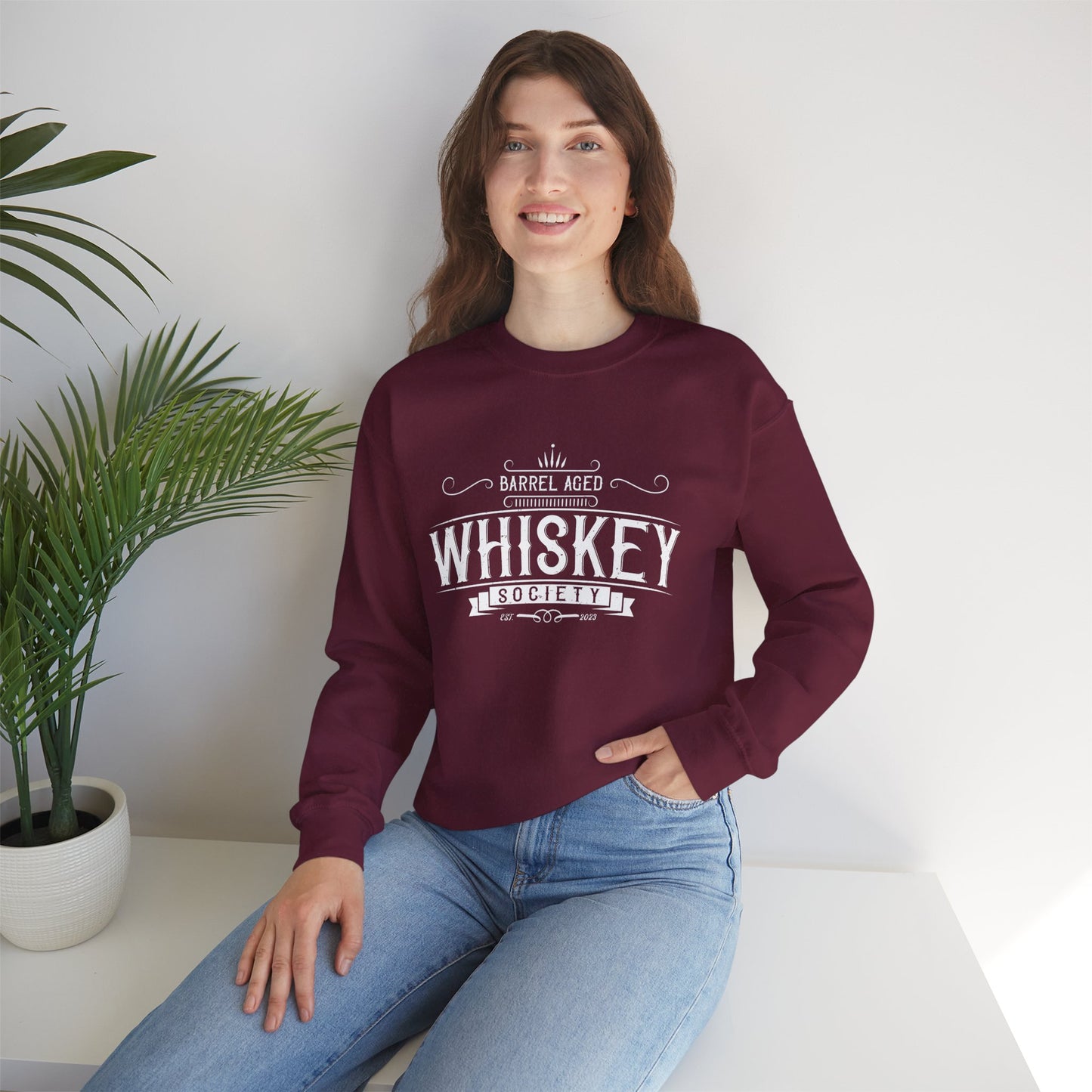 Barrel Aged Whiskey Society Logo Sweatshirt