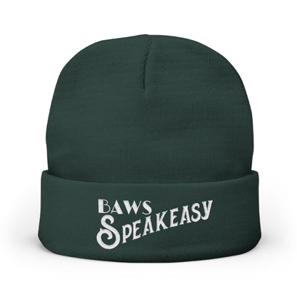 Speakeasy Knit Beanie (Embroidery)