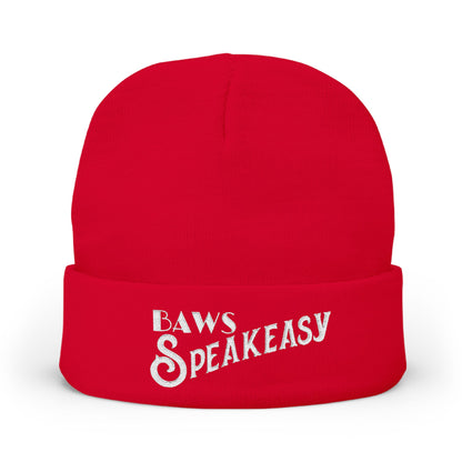 Speakeasy Knit Beanie (Embroidery)