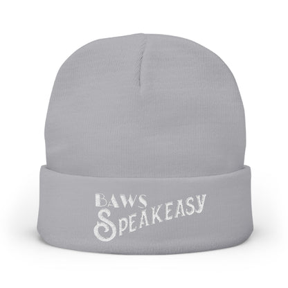 Speakeasy Knit Beanie (Embroidery)