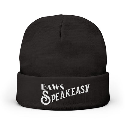 Speakeasy Knit Beanie (Embroidery)