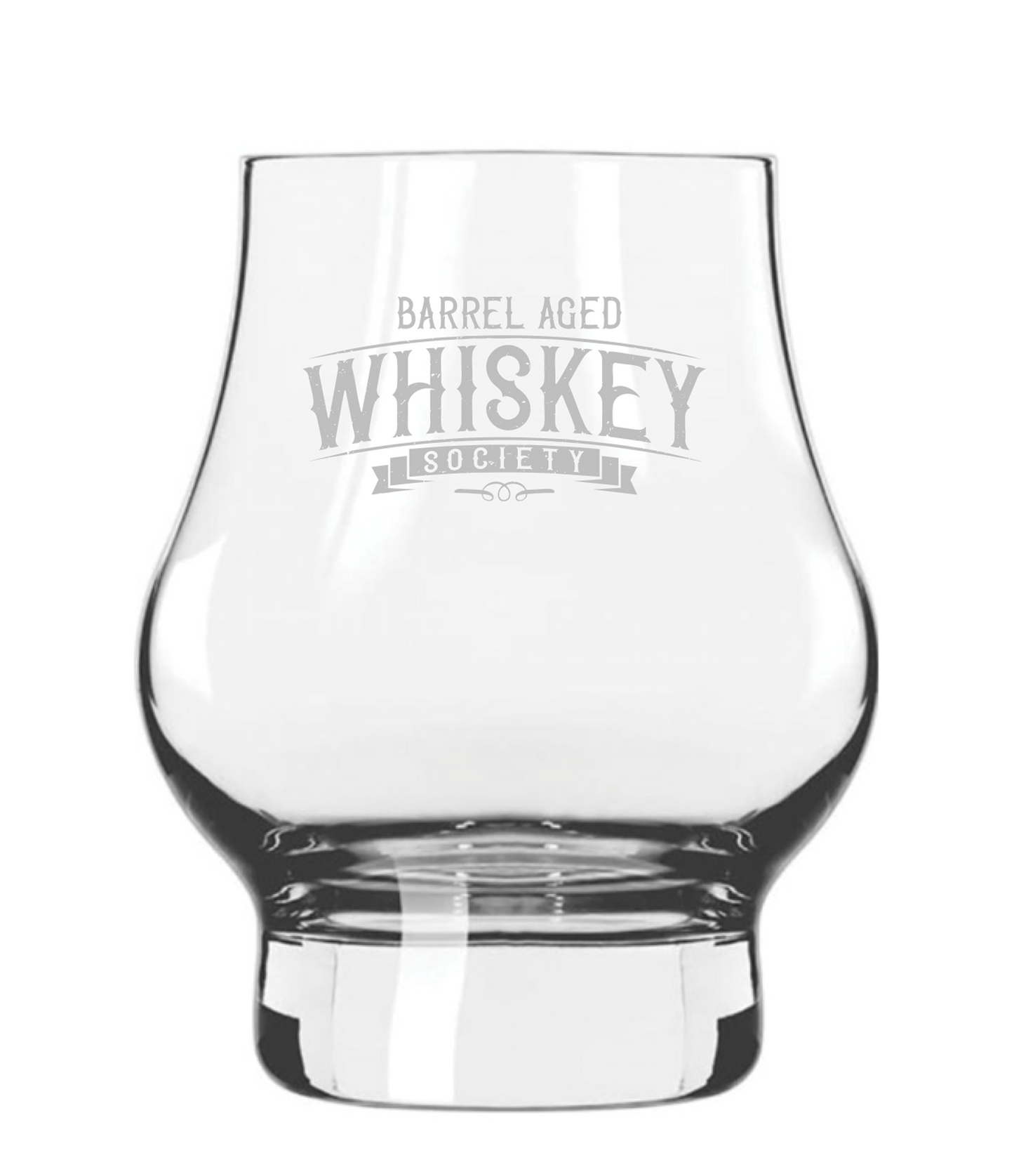 Barrel Aged Whiskey Society Sipping Glass