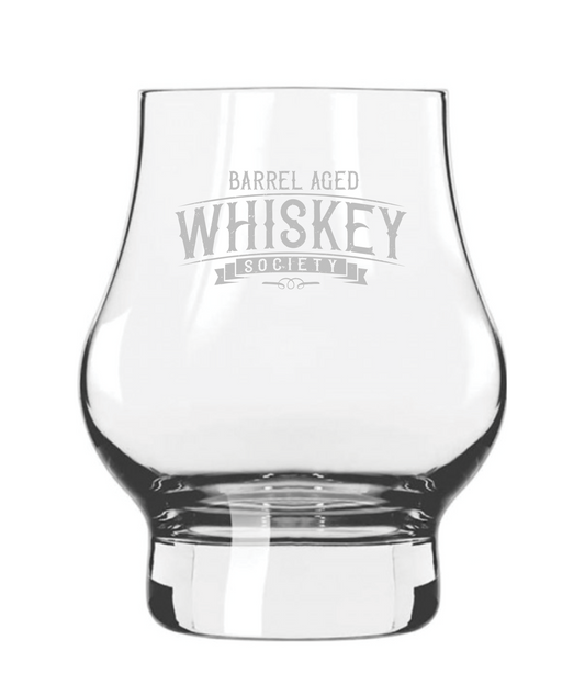 Barrel Aged Whiskey Society Sipping Glass